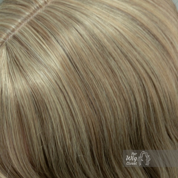 Ashy Blonde Wavy Wig with Bangs | Alicia main image 8